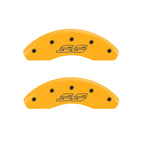 Front and Rear Yellow SS Caliper Covers for 2000–2005 Chevy Impala