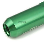 20x M12x1.25 Open End Green Hexagon Lug Nuts + Adapter for JDM Vehicles