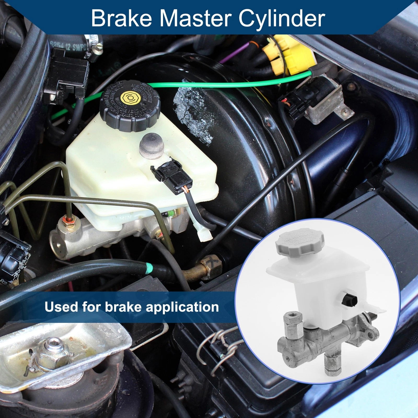 Brake Master Cylinder with Reservoir No. 585101G000 for Hyundai Accent (2006–2010)