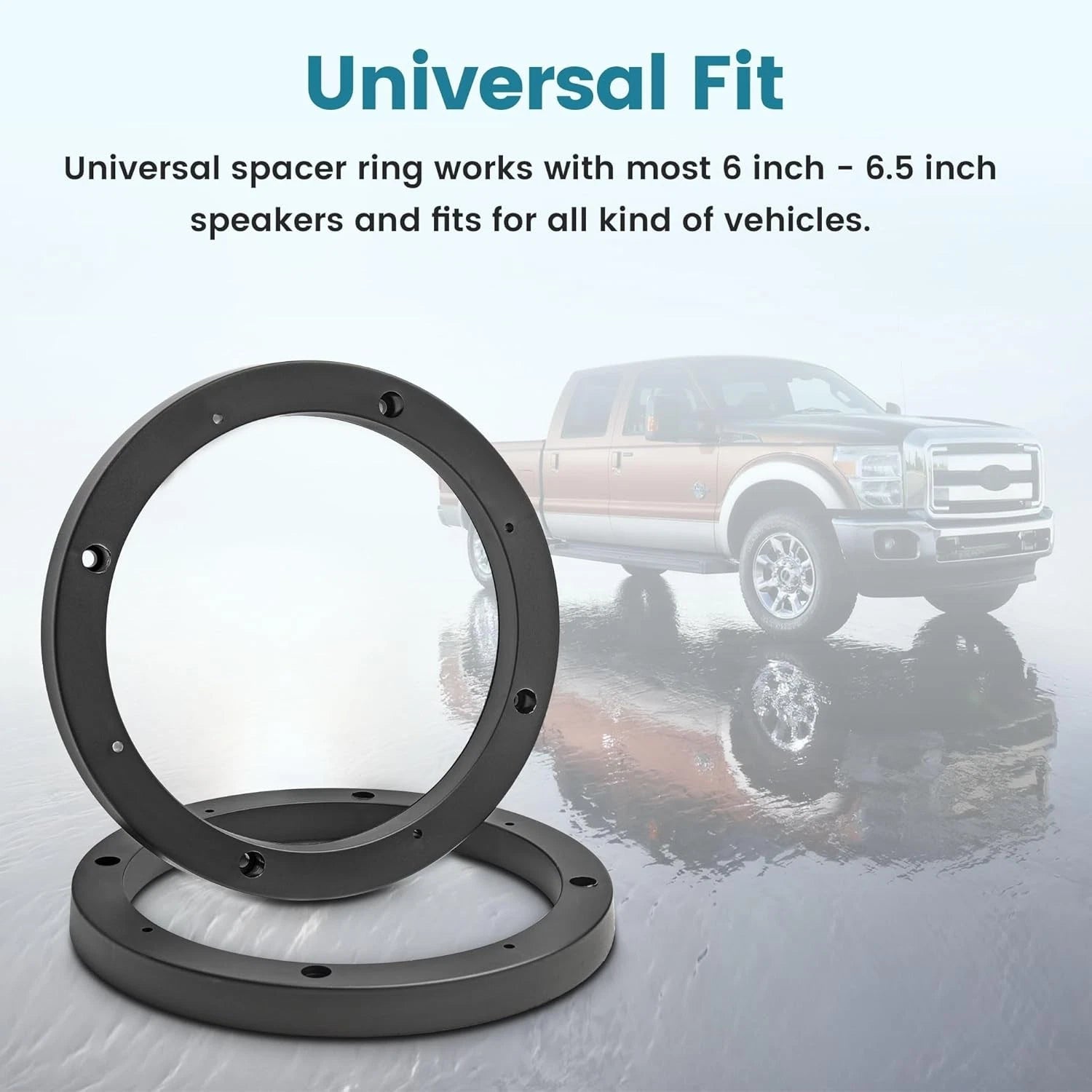 2X Speaker Spacer Rings for Custom Mounting (Universal Fit)