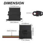 Pre-wired Kit Fuse Relay Box Three-Pos ATC/ATO Blade Compatible