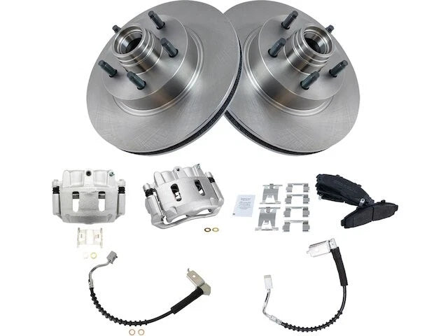 Front Brake Pad Rotor Caliper Set for Mazda B2500 (1999) JP629YF