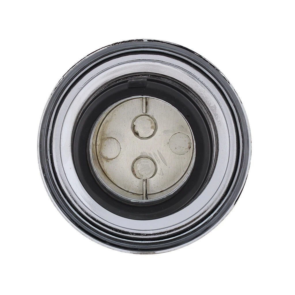 Horn Button Cap Chrome Bowtie Logo Replacement for 1967–1968 Chevy Pickup