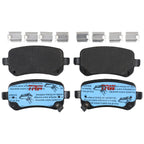 Set of 4 Disc Brake Pads for Dodge Grand Caravan (2008–2012)