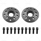 2X 15mm Hubcentric Wheel Spacers 5x112 for VW Golf GTI R R32 (MK4-MK7)