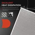 Radiator with Transmission Oil Cooler for Honda Accord (2008–2012)
