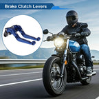 Adjustable Brake Clutch Levers for Honda X11 (1999–2002) - Solid Blue