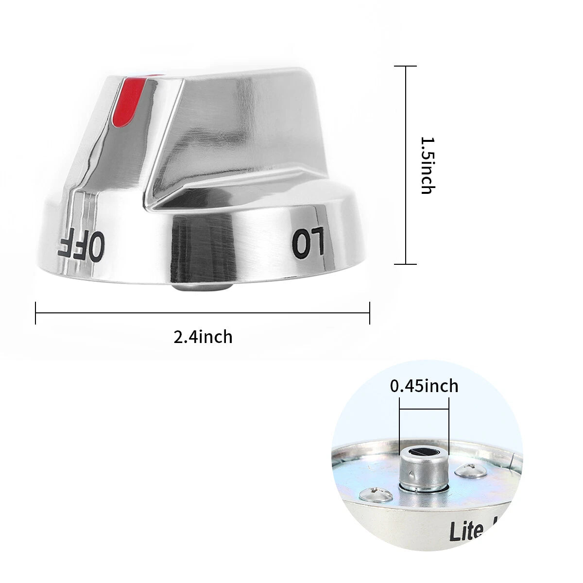 Range Burner Control Knob for Samsung (DG64-00473A, AP5917439)