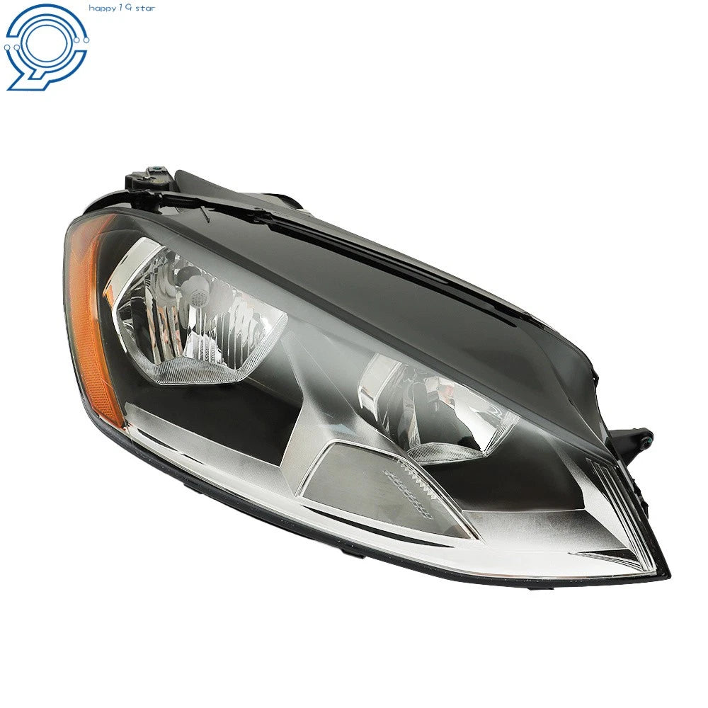 Halogen Headlight Assembly for Volkswagen Golf MK7 (2015–2017) Left + Right