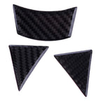 Carbon Fiber Steering Wheel Button Cover for BMW 5 Series E60 E61 (2005-2010)