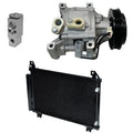 AC Compressor Kit With Condenser Replacement for Toyota Yaris 1.3 (2005–2011)