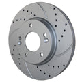 2X Front Drilled Coated 280mm Brake Rotors for Hyundai Kia