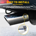 Chrome Stainless Steel Exhaust Pipe Tail Muffler Tip for Car
