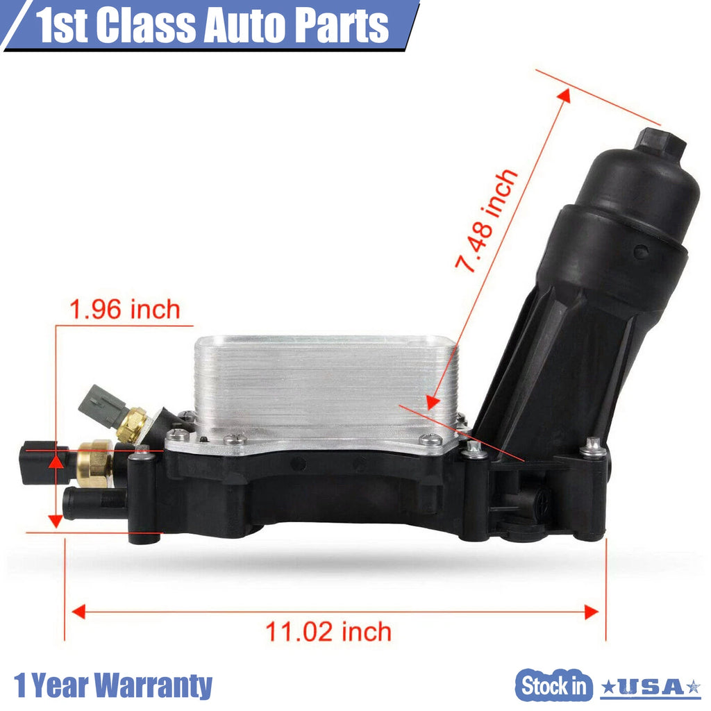 Oil Filter Housing Assembly with Gasket for Dodge Journey Jeep Wrangler Ram (2014–2017)