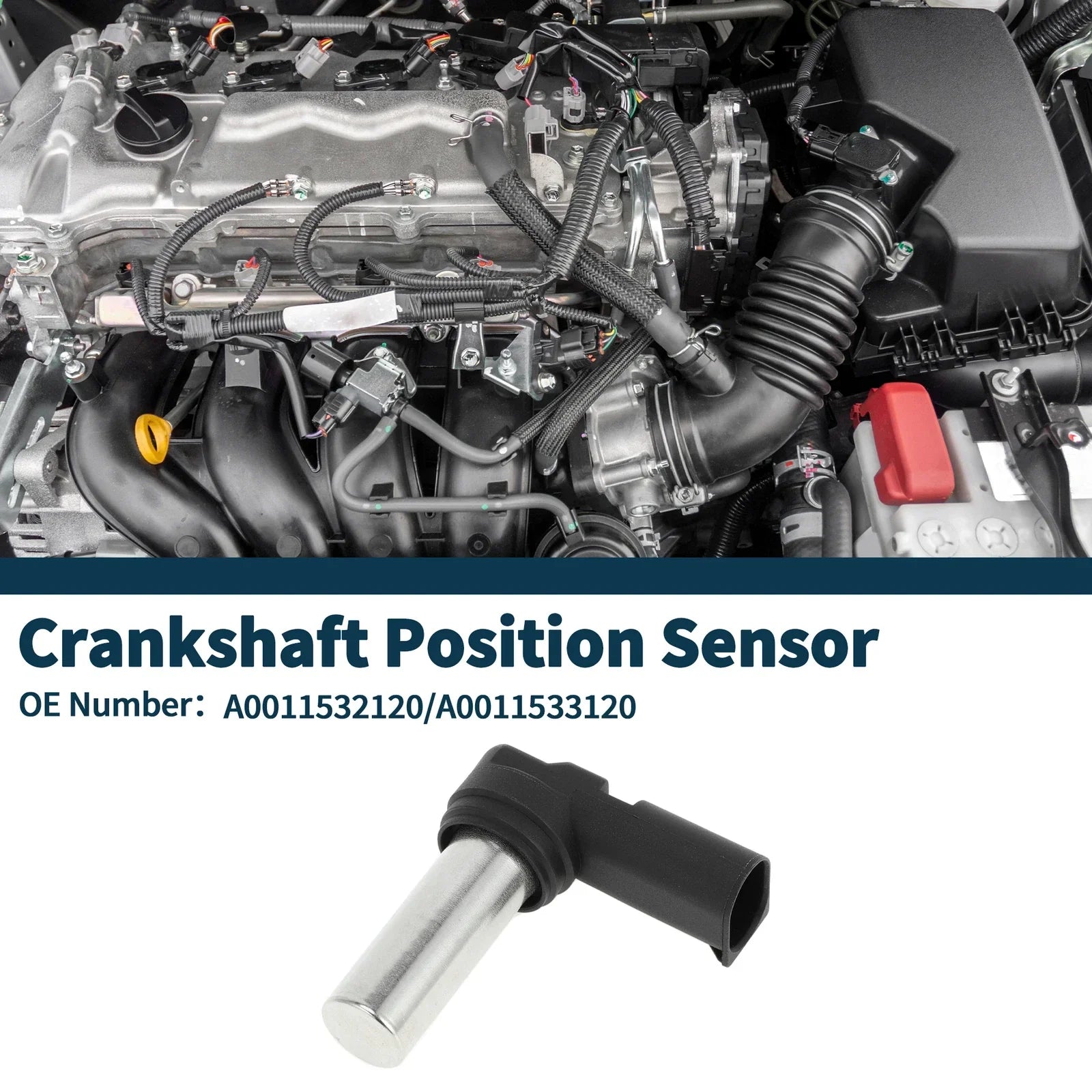 Crankshaft Position Sensor for MERCEDES-BENZ VARIO (1996-2013) 1 x Pc