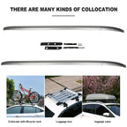 Roof Rack Rails for Mitsubishi Outlander (2013–2019) Silver Aluminum
