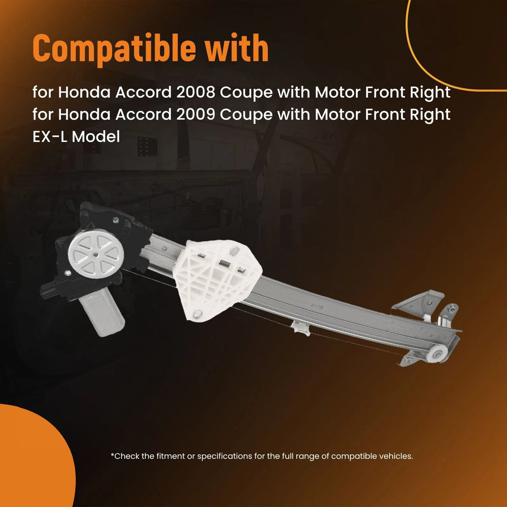 Front Right Window Regulator for Honda Accord (2008–2012) 72210TE0A12