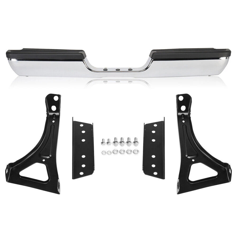 Chrome Rear Step Bumper Assembly for Dodge Ram 1500 2500 3500 (1994–2002)