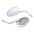 Chrome Rear View Mirrors for Harley Sportster XL 883 1200 (2004–2023)