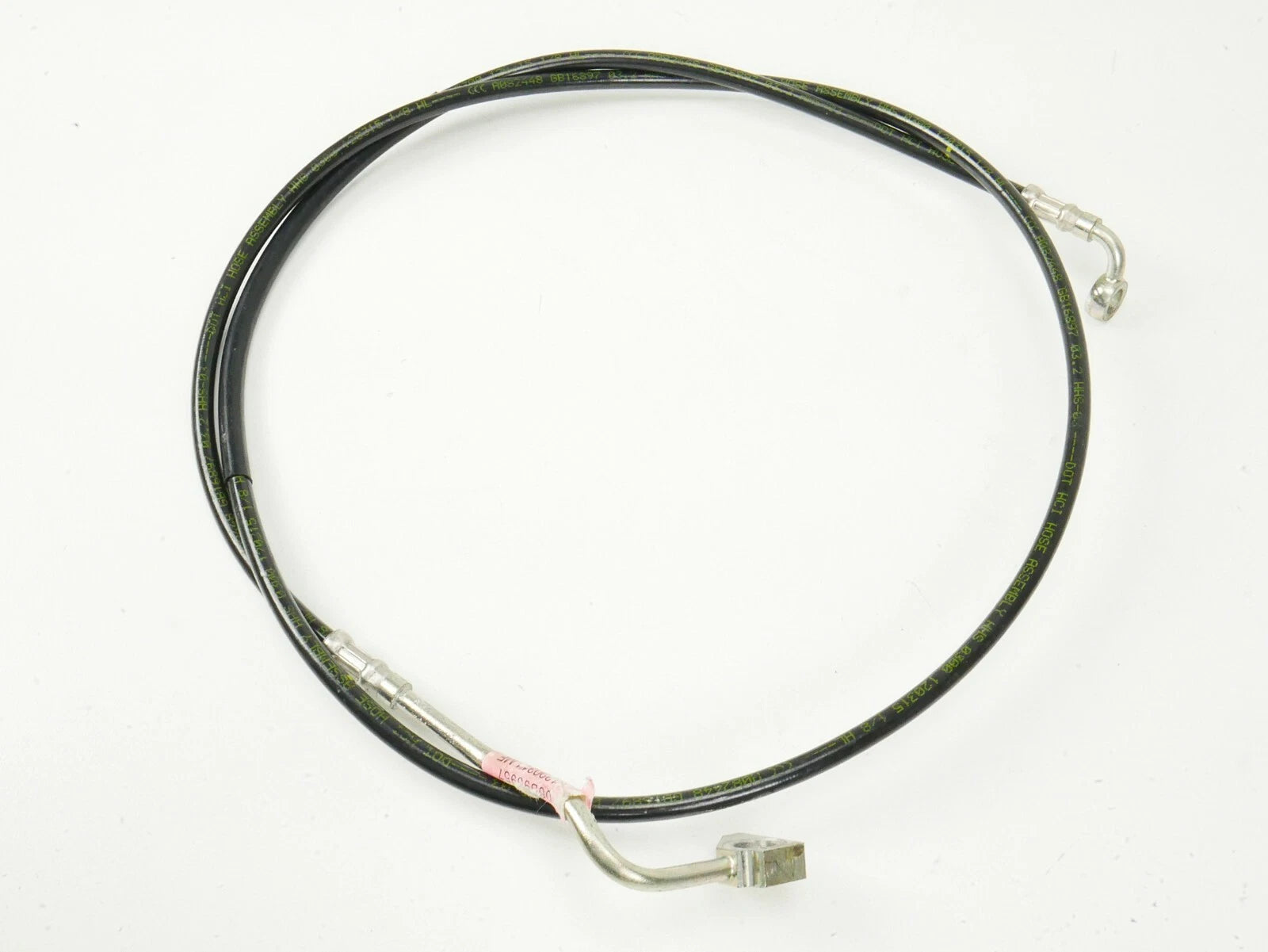 Front Upper Brake Line for Harley Davidson Touring (2015–2021) - Black Stainless
