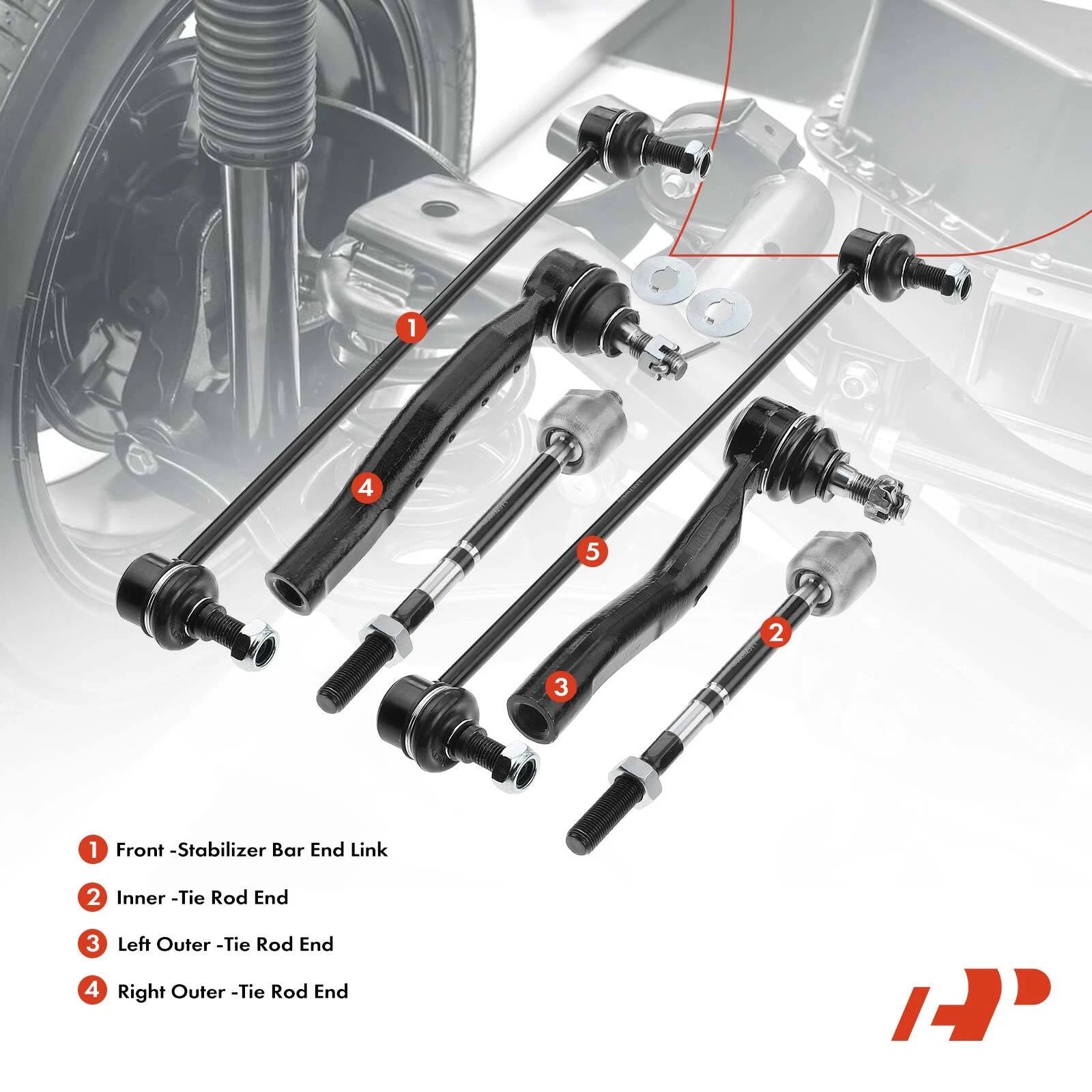 Front Sway Bar End Link for Toyota Yaris 2006–2008 (1.5L)