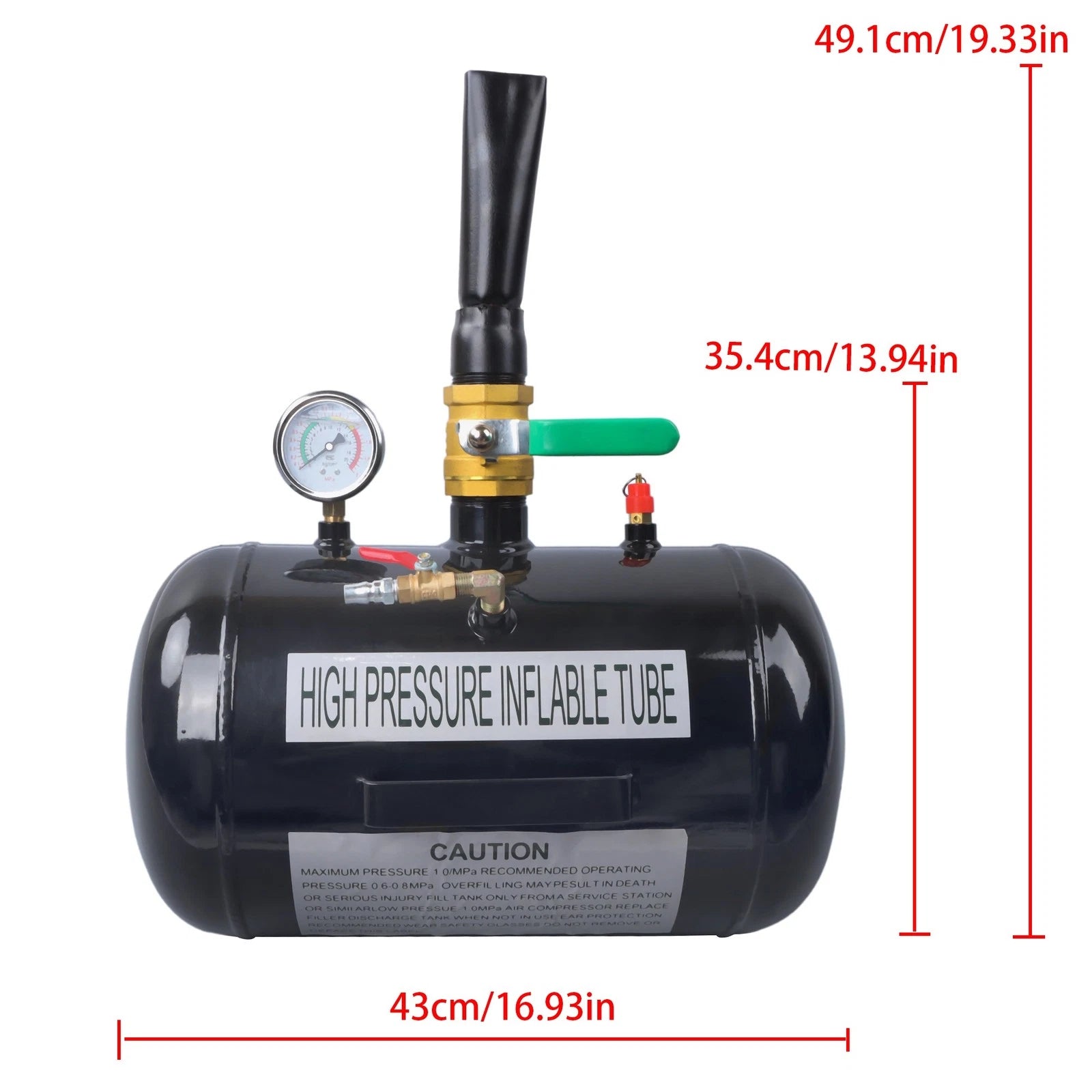 5 Gallon Tire Bead Seater Blaster Tool for Truck ATV