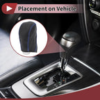 1 Pc Gear Shift Knob Cover for Subaru Forester (2014–2017) Pebbled Black Blue