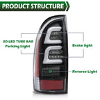 LED Tube Tail Lights for Toyota Tacoma (2005–2015)