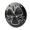Black Clutch Timer & Point Covers for Harley Dyna, Softail, Sportster