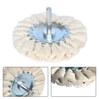 4-Inch Cotton Buffing Wheel for Metal and Wood Polishing
