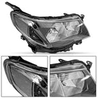 Headlight Assembly Set for Subaru Forester (2009-2013) Halogen Black