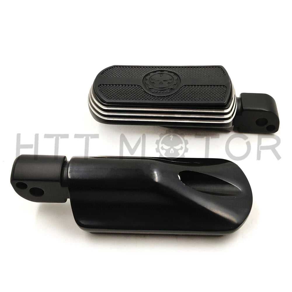 Skull Rubber Footpeg for Harley Davidson Softail Fat Boy FLFB, Fat Bob FXFB (2018–2023)