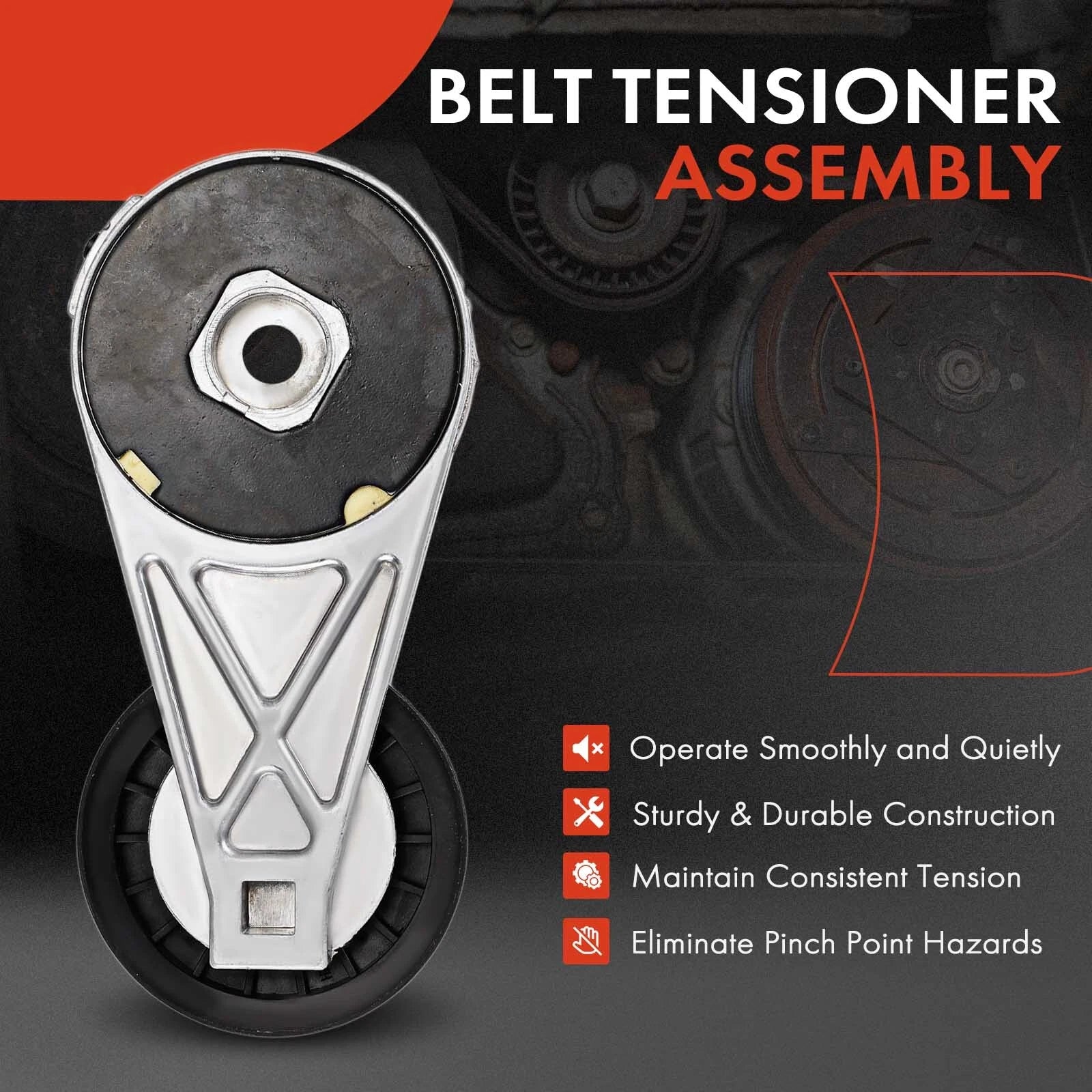 Belt Tensioner with Pulley for Chevy Equinox 2005–2009