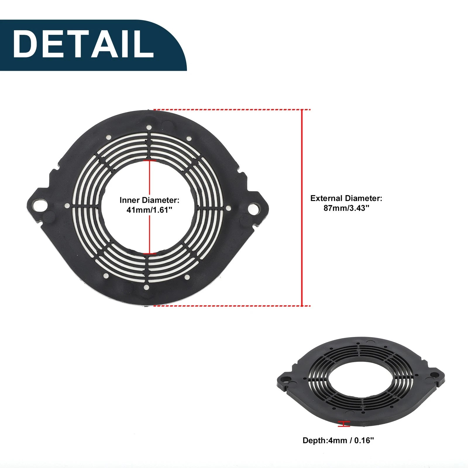 2X Speaker Spacer Ring Adapter for Honda 