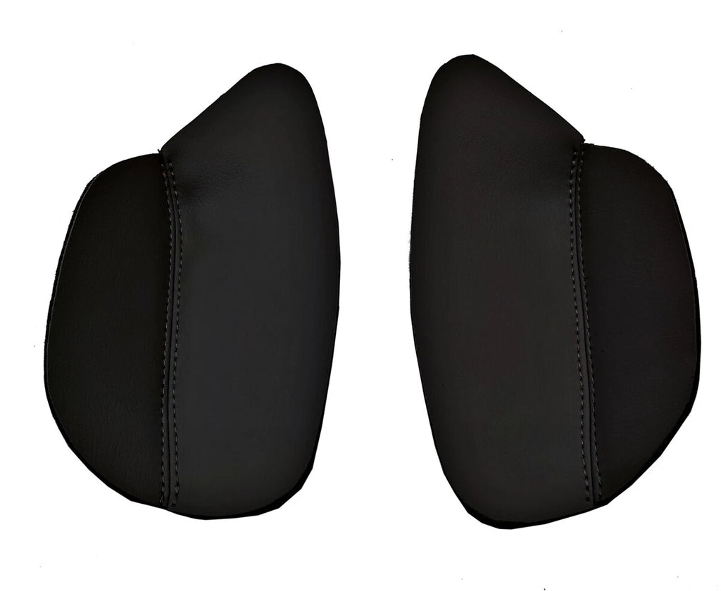Rear Armrest Door Panel Cover for Honda CR-V (2012–2016) Black PVC Leather