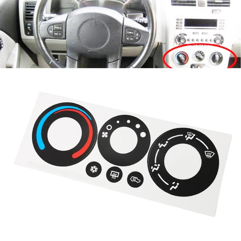 AC Climate Control Repair Button Decal for Pontiac Torrent (2005–2006)