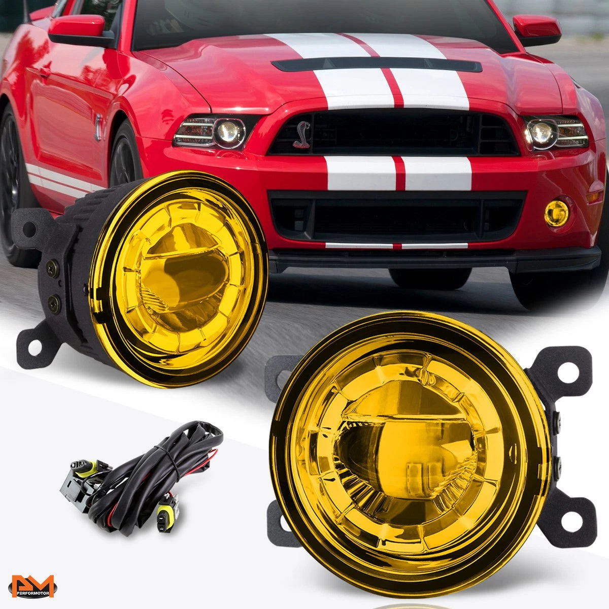 LED Bumper Driving Projector Fog Lights for Civic (2013–2020) & Focus (2008–2011)