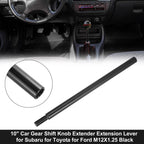 10" Gear Shift Knob Extender for Subaru Toyota M12X1.25 