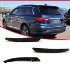 Set of 2 Smoked Lens Rear Bumper Reflector Lights for Infiniti QX60 (2016–2020)