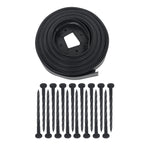 Lawn Border Edging Kit for Garden with Anchoring Spikes (No Dig)