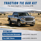 Traction Tie Bars for Chevrolet Silverado GMC Sierra (1999–2018) Red 2WD 4WD