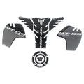 3D Carbon Fiber Tank Pad Traction Decal for Yamaha MT-09 (2014-2023)