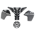 3D Carbon Fiber Tank Pad Traction Decal for Yamaha MT-09 (2014-2023)