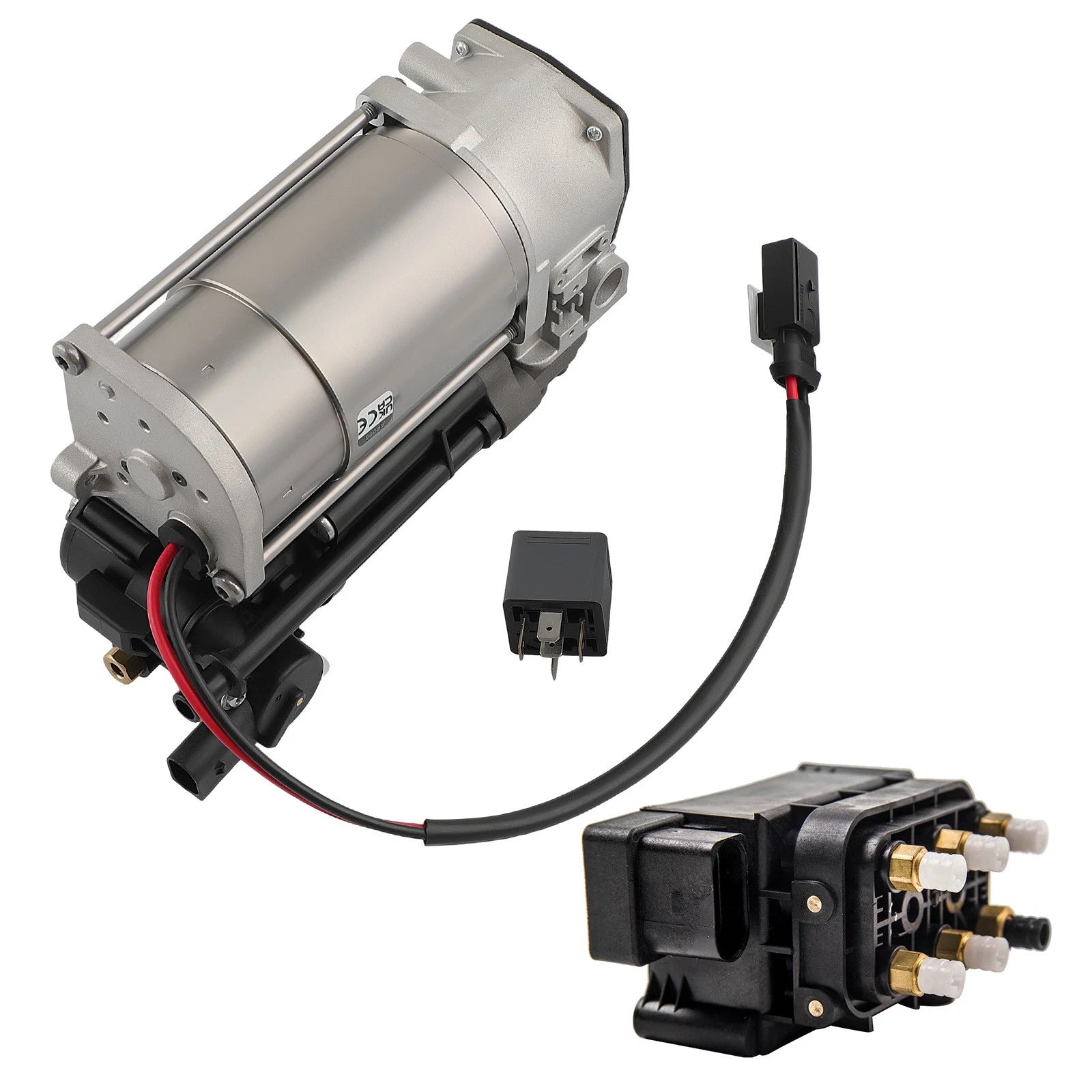 Air Suspension Compressor Pump with Valve Block for Mercedes S212 E550 (2010–2016)