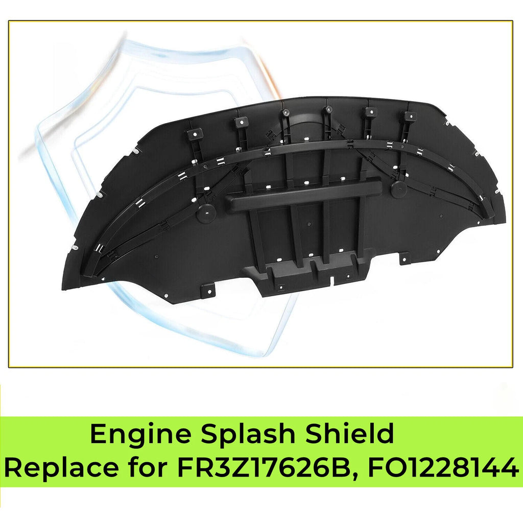 Front Bumper Under Cover Guard Splash Shield for Ford Mustang (2015–2017)