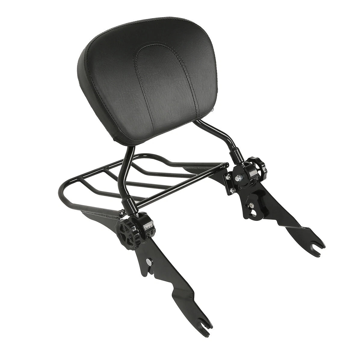 Detachable Backrest Sissy Bar w/ Luggage Rack for Harley Touring Road King (2009–2025)