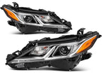 Set of 2 Full LED Headlights Assembly for Camry (2018–2024)