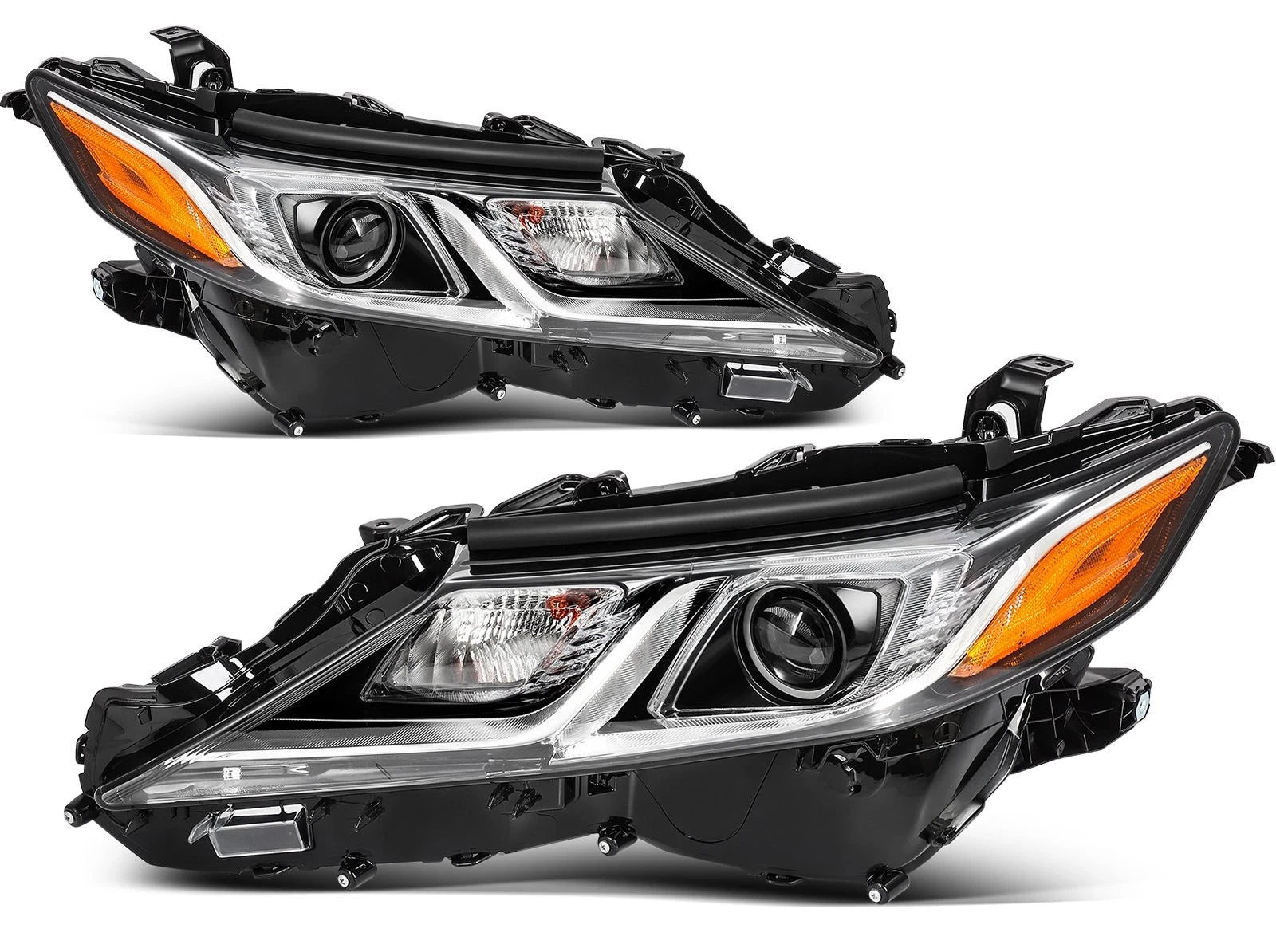 Set of 2 Full LED Headlights Assembly for Camry (2018–2024)