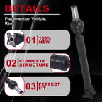Front Driveshaft Prop Shaft Assembly for Ram 1500 (2012-2017) 4WD