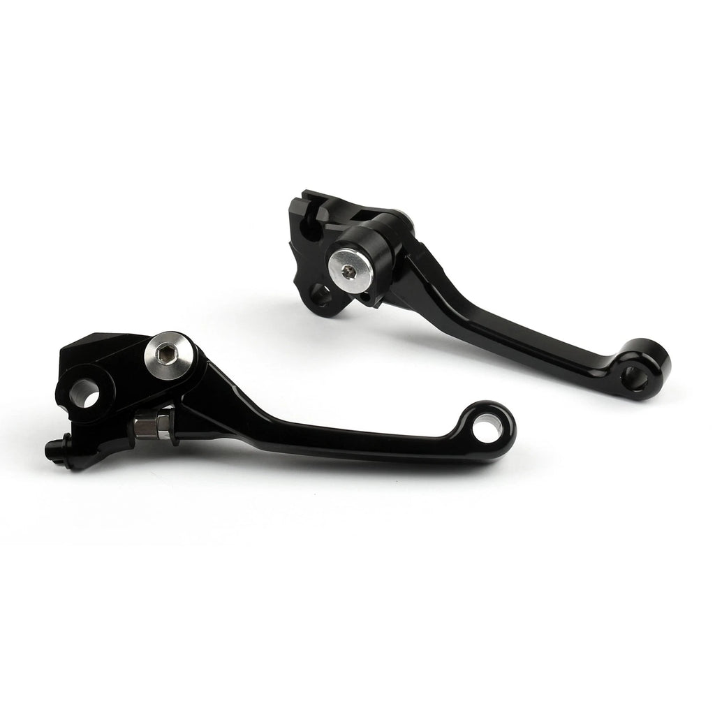 Pivot Brake Clutch Levers for Honda CRF250R CRF450R (2007–2014) Black